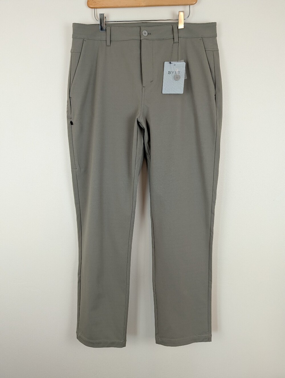 BYLT Everyday Pant 2.0 Straight Tall - Taupe - NWT